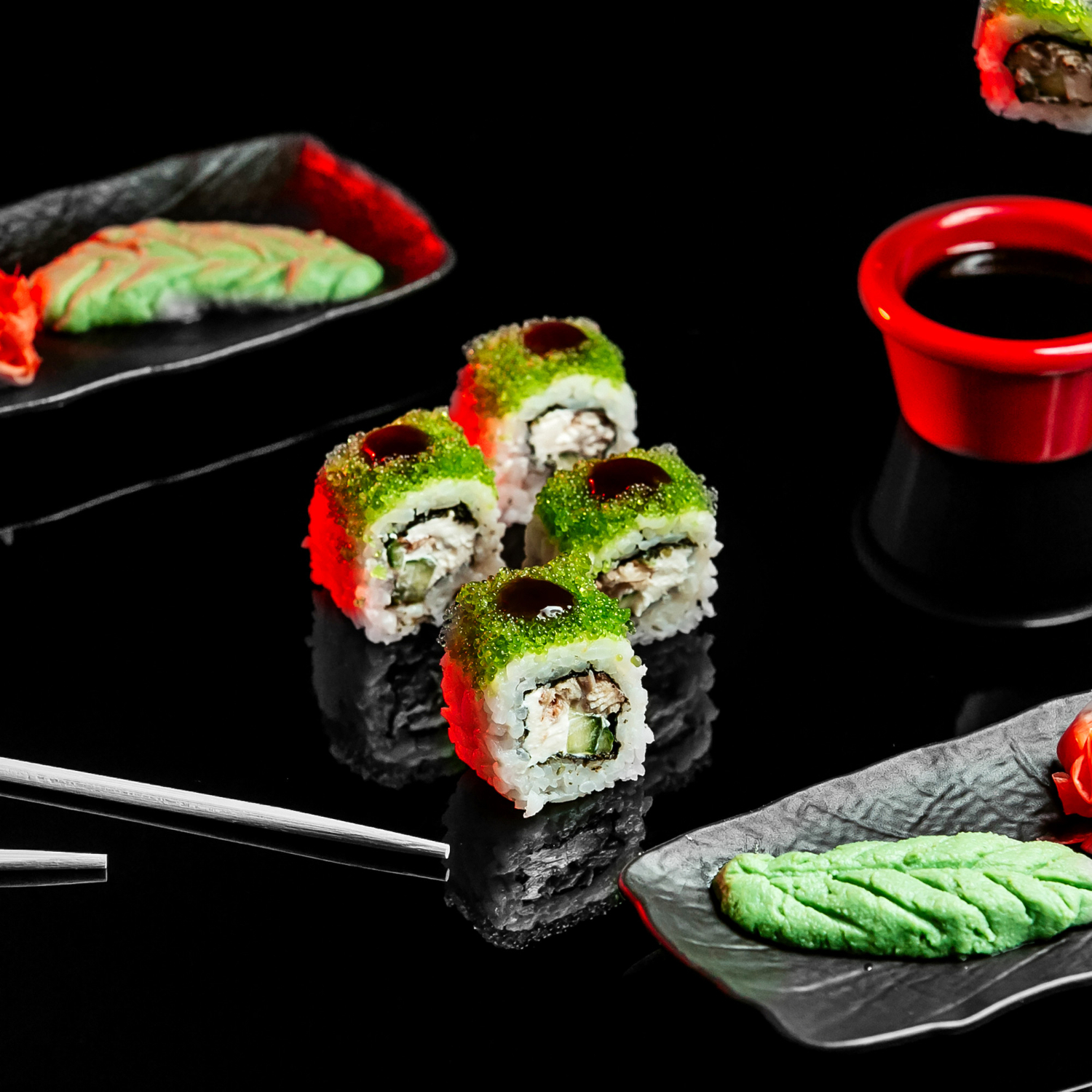 Sushi roll de aguacate